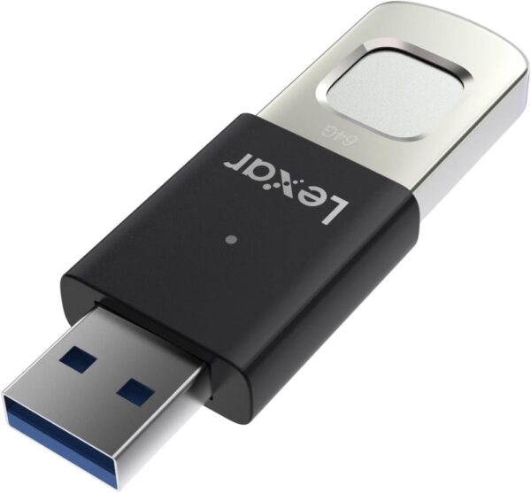 Lexar 64GB Parmak İzi Okuyuculu F35 Pro 300Mb 3.2 USB Flash Bellek - Görsel 3