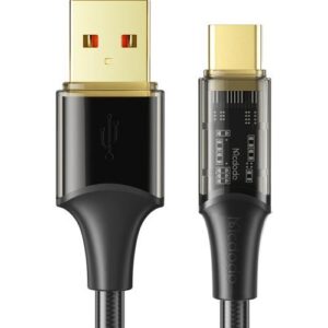 Mcdodo CA-2090 TypeC 100W Hızlı Data ve Şarj Kablo Siyah-1.2Mt