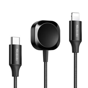 Mcdodo CH-2980 15W 2in1 Apple Watch Şarj TypeC İphone 1.5mt-Siyah