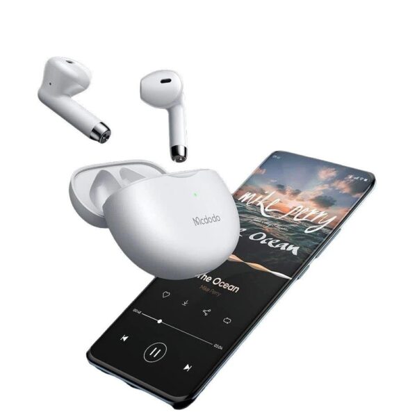 Mcdodo HP-8030 Tws Bluetooth 5.0 Kablosuz Kulaklık Beyaz - Görsel 4