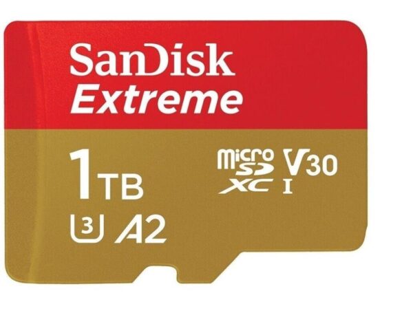 Sandisk Extreme 1TB Microsdxc 190/130MB/S V30 Hafıza Kartı SDSQXAV-1TB