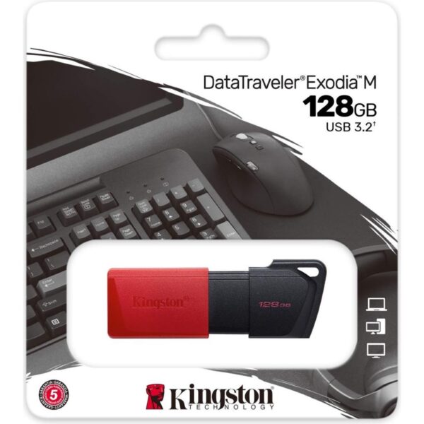 Kingston 128GB USB 3.2 Exodia M Flash Bellek DTXM/128GB - Görsel 3