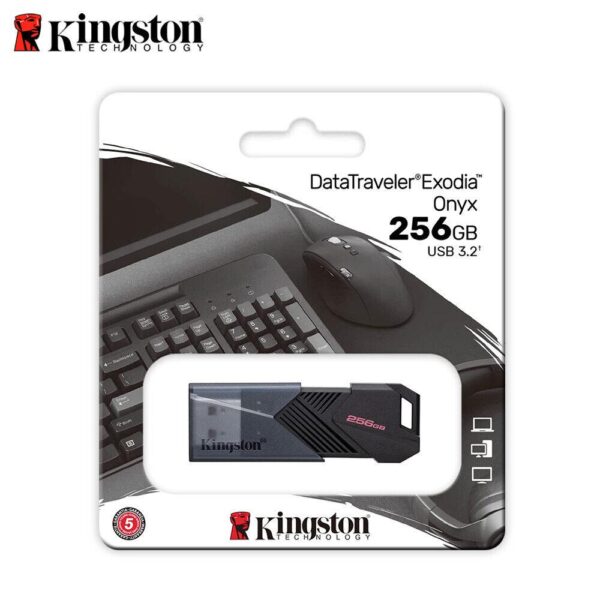 Kingston 256GB Usb3.2 Flash Bellek Datatraveler Exodıa Onyx DTXON/256GB - Görsel 2
