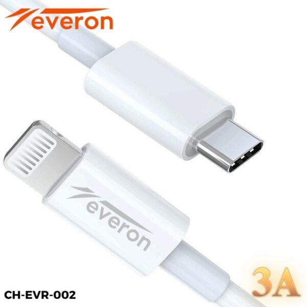 İphone İpad 25W Hızlı Şarj Cihazı TypeC Lightning Kablolu Everon EVR002 - Görsel 2