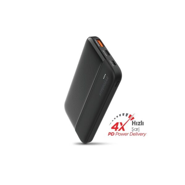 Hypergear Powerbank 10000 mah 20W Typec 18W USB Hızlı Şarj Siyah - Görsel 2