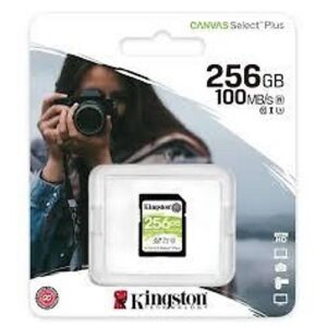 Kingston 256GB SDXC Canvas Select Plus Hafıza Kartı SDS2/256GB