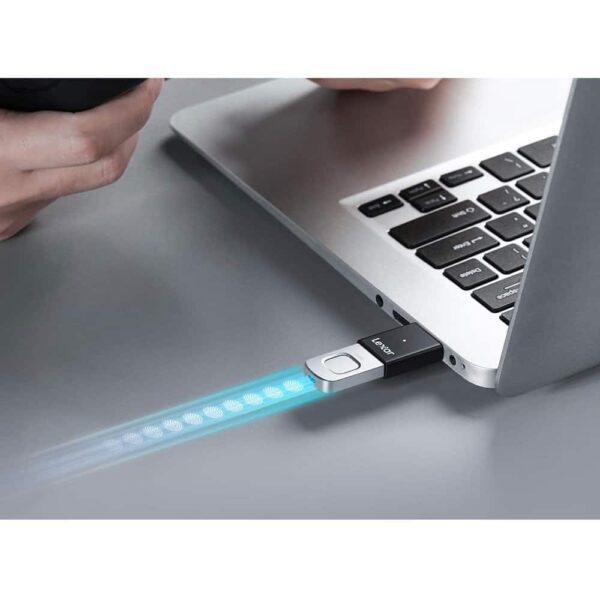 Lexar 128GB Parmak İzi Okuyuculu F35 Pro 300Mb 3.2 USB Flash Bellek - Görsel 4