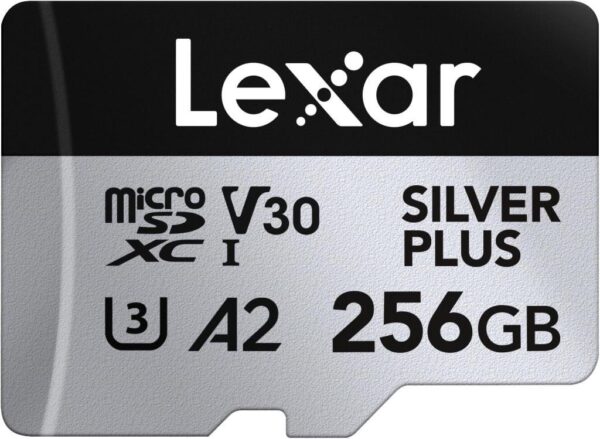 Lexar 256GB Silver Plus 205mb 4K V30 UHSI Micro SD Hafıza Kartı - Görsel 2