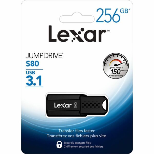 Lexar 256gb Usb S80 150MB/s USB3.1 Flash Bellek - Görsel 2