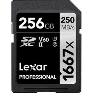 Lexar 256GB 1667X SD UhsI V60 250MB/S Hafıza Kartı