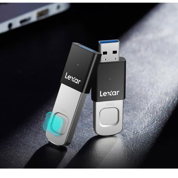 Lexar 256GB Parmak İzi Okuyuculu F35 Pro 300Mb 3.2 USB Flash Bellek - Görsel 5