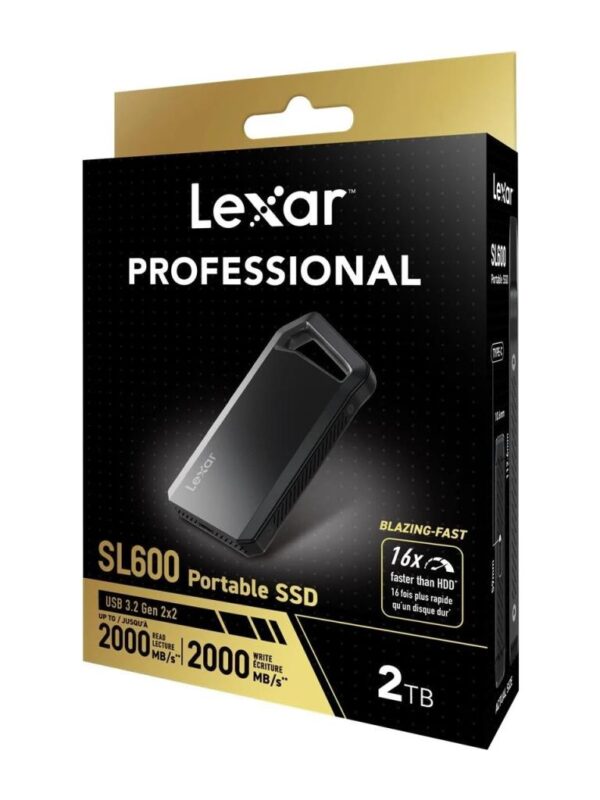 Lexar 2TB 2000MB/S USB 3.2 Taşınabilir SSD HardDisk LSL600X002T - Görsel 4