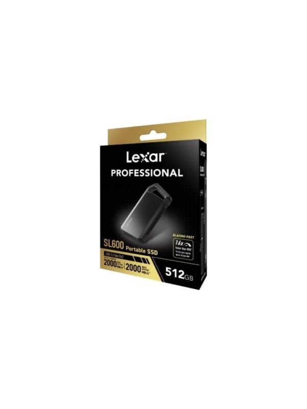 Lexar 512GB 2000MB/S USB 3.2 Taşınabilir SSD HardDisk LSL600X512G - Görsel 5