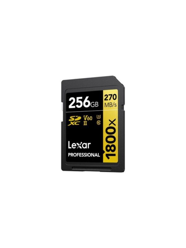 Lexar Professional 256GB 1800X 280MB/s 4K V60 SD Hafıza Kartı