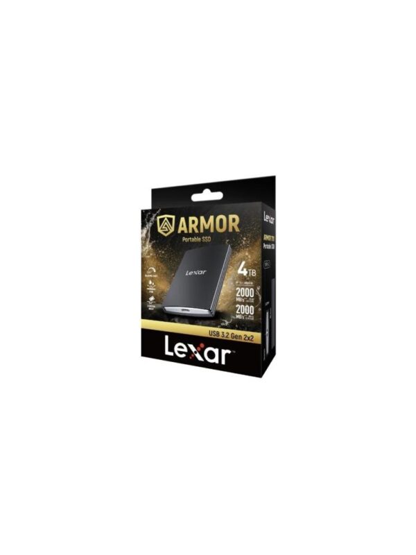 Lexar Armor 4TB 2000MB/S USB 3.2 Taşınabilir SSD HardDisk LAR700X004T - Görsel 2