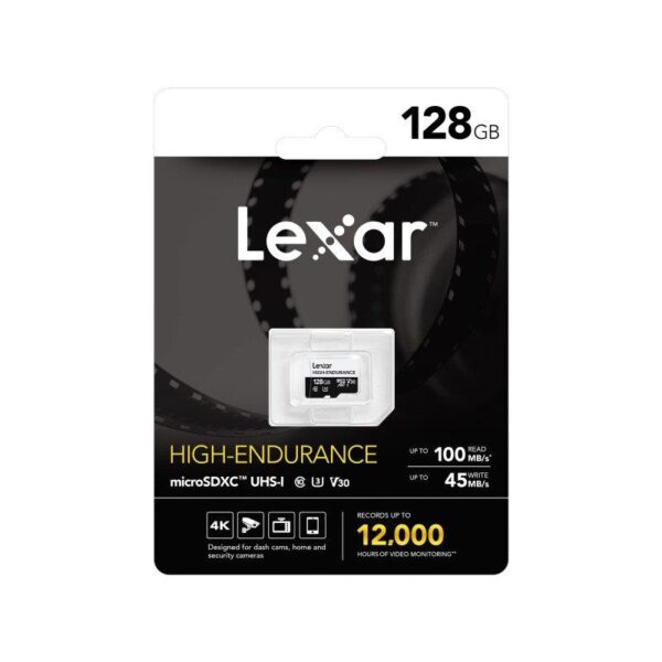 Lexar High Endurance 128gb Micro SD 100MB V30 4K Hafıza Kartı - Görsel 2
