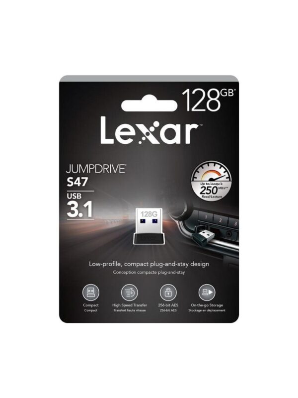 Lexar JumpDrive 128GB S47 USB 3.1 Flash Sürücü LJDS47 - Görsel 3