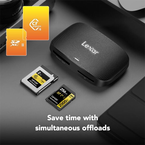 Lexar Professional CFexpress TypeB SD USB 3.2 Gen2 Kart Okuyucu - Görsel 2