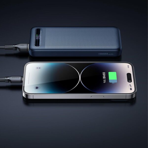 Mcdodo MC-3881 22.5W Star 10000mAh Dijital Ekranlı Powerbank - Siyah - Görsel 4