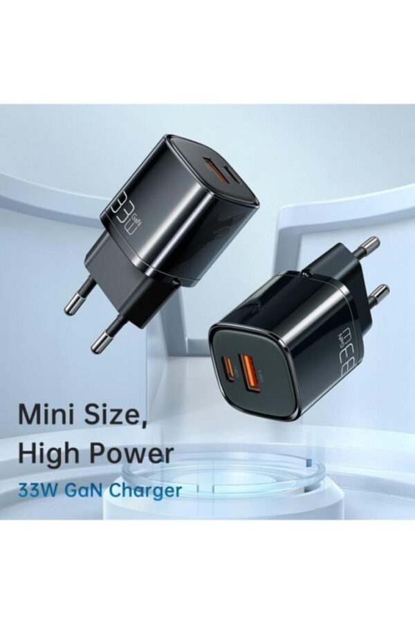 Mcdodo 33W Usb Type-c Mini Hızlı Şarj Adaptörü Gan PD CH-0151 - Görsel 2
