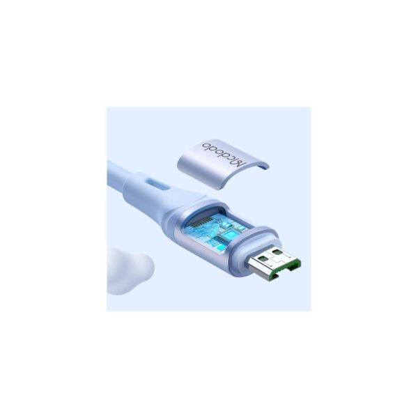 Mcdodo CA-1853 4A Microusb Hızlı Data Şarj Kablo 1.2m-Mor - Görsel 5