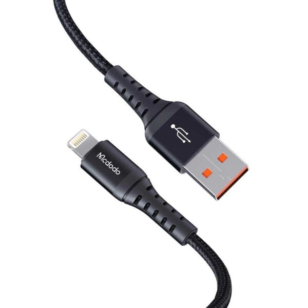 Mcdodo CA-2261 İphone Hızlı Data-Şarj Kablo 3A 1Mt - Siyah - Görsel 2