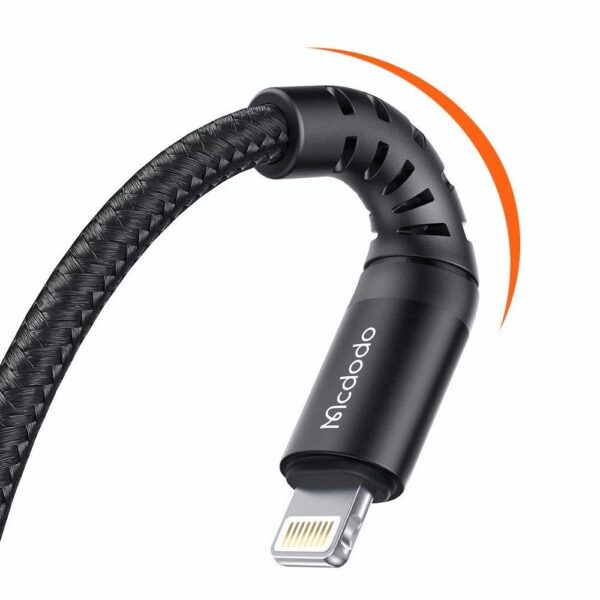 Mcdodo CA-2261 İphone Hızlı Data-Şarj Kablo 3A 1Mt - Siyah - Görsel 4