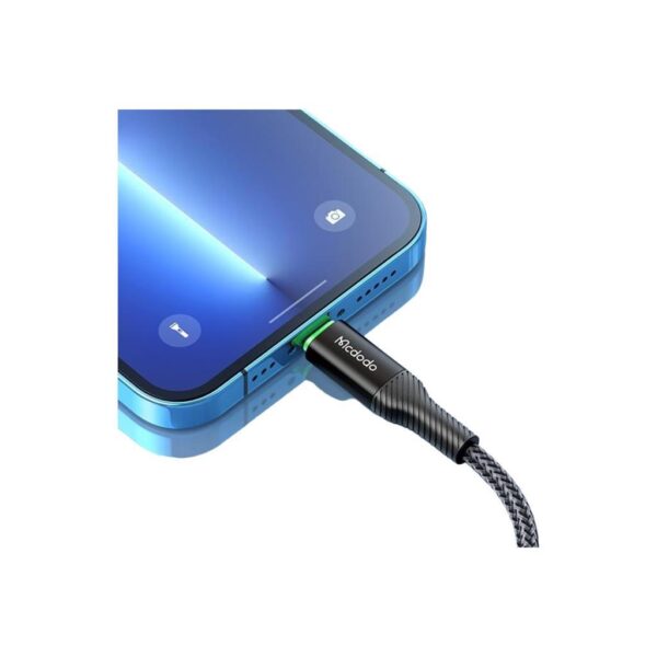 Mcdodo CA-2400 TypeC İphone 36W Power Off Data Şarj Kablo1.2m-Siyah - Görsel 5