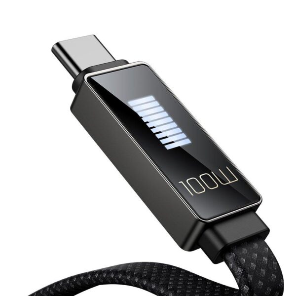 Mcdodo CA-4470 100W TypeC TypeC Hızlı Şarj Data Aktarım Kablosu 1.2m Siyah - Görsel 2