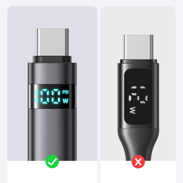 Mcdodo CA-6520 100W Usb TypeC Hızlı Şarj Kablosu 1.2M -Siyah - Görsel 2