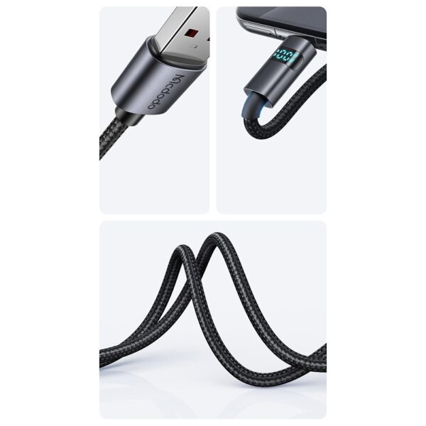 Mcdodo CA-6520 100W Usb TypeC Hızlı Şarj Kablosu 1.2M -Siyah - Görsel 4
