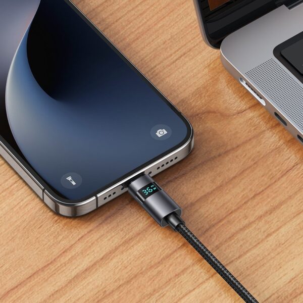 Mcdodo CA-6570 36W TypeC Lightning iPhone Şarj Kablo Siyah - Görsel 3