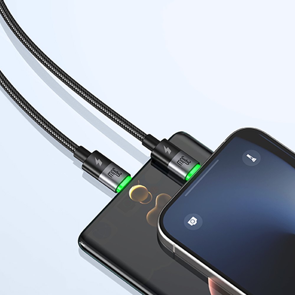 Mcdodo CA-6740 2in1 100W TypeC- TypeC Şarj Kablo 1.5M-Siyah - Görsel 3