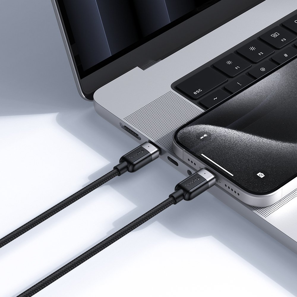 Mcdodo CA-6780 2in1 100W TypeC- TypeC Şarj Kablo 1.5M-Siyah - Görsel 2