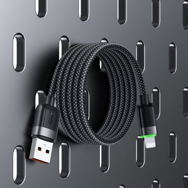 Mcdodo CA-6000 Usb iPhone Şarj Kablo 1.2M-Siyah - Görsel 5
