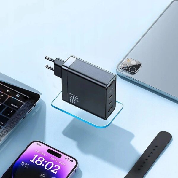 Mcdodo CH-2911 140W Typec Usb GAN5 Pro Hızlı Şarj Adaptörü - Siyah - Görsel 4