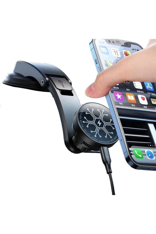 Mcdodo CH-2130 Manyetik Wireless Araç Tutucu-Siyah - Görsel 2
