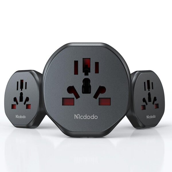 Mcdodo CP-4550 Priz Dönüştürücü Universal Seyahat Adaptörü-Siyah - Görsel 6