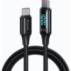 Mcdodo CA-1100 100W TypeC TypeC Led Ekran  Data Şarj Kablo 1.2M Siyah