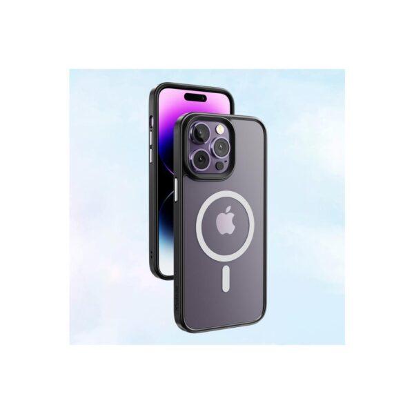 Mcdodo İphone 14 Plus Uyumlu Mat Siyah Magsafe Kılıf PC-3101 - Görsel 4