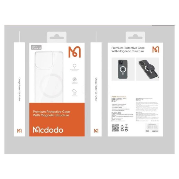 Mcdodo İphone 14 Plus Uyumlu Şeffaf Magsafe Kılıf PC-3091 - Görsel 5