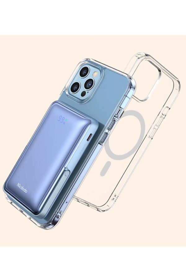 Mcdodo MC-0692 15W Magsafe 10000MAH Ekranlı Powerbank Mavi - Görsel 7