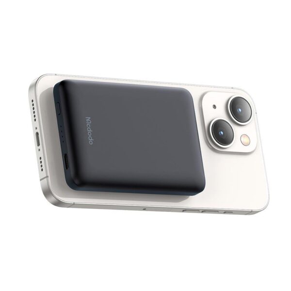 Mcdodo MC-3951 15W Mini Manyetik 5000 mAh Powerbank - Siyah - Görsel 4