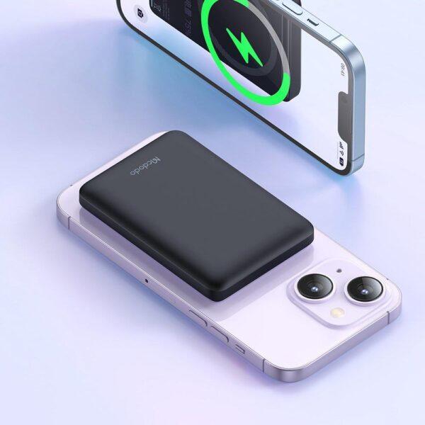 Mcdodo MC-3951 15W Mini Manyetik 5000 mAh Powerbank - Siyah - Görsel 5