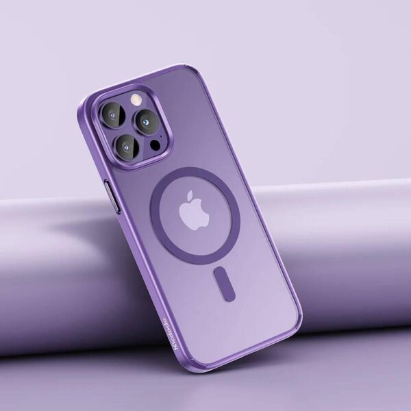 Mcdodo PC-5355 iPhone 15 Plus Uyumlu Magsafe Kılıf -Mor - Görsel 2