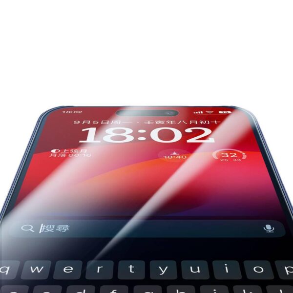 Mcdodo PF-5360 iPhone 15 Şeffaf Kırılmaz Cam - Görsel 3