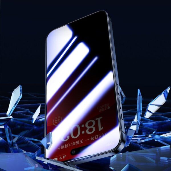 Mcdodo PF-5360 iPhone 15 Şeffaf Kırılmaz Cam - Görsel 4