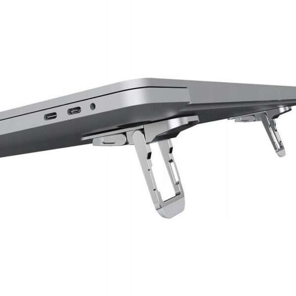 Nillkin Bolster Plus Taşınabilir Yapışkanlı Mini Laptop Standı Uzay Gri - Görsel 4