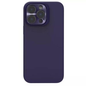 Nillkin iPhone 14 Pro Max Uyumlu Lens Korumalı Manyetik Kılıf - Koyu Mor