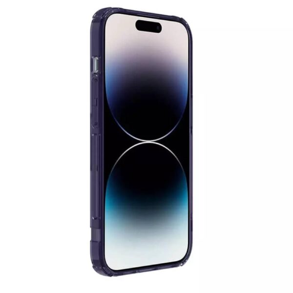 Nillkin TPU Pro Manyetik iPhone 14 Pro Uyumlu Kılıf - Koyu Mor - Görsel 4